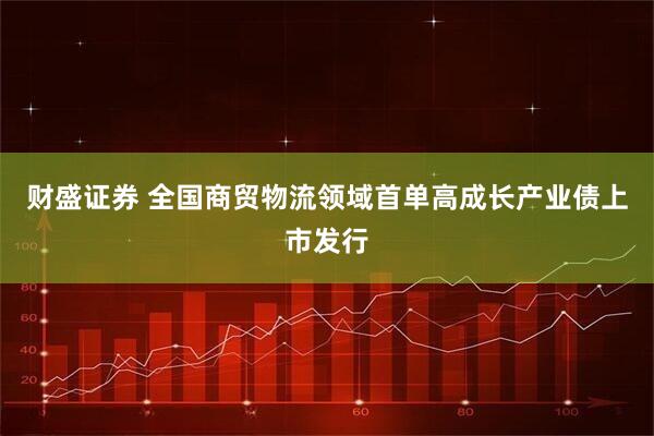 财盛证券 全国商贸物流领域首单高成长产业债上市发行